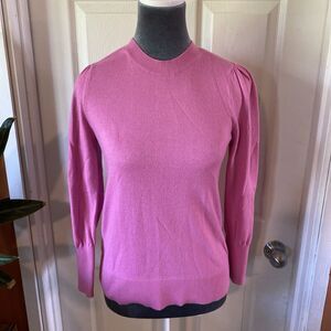 LOFT Sweater Women’s Size S/P Pink Pullover Long Sleeve Petites